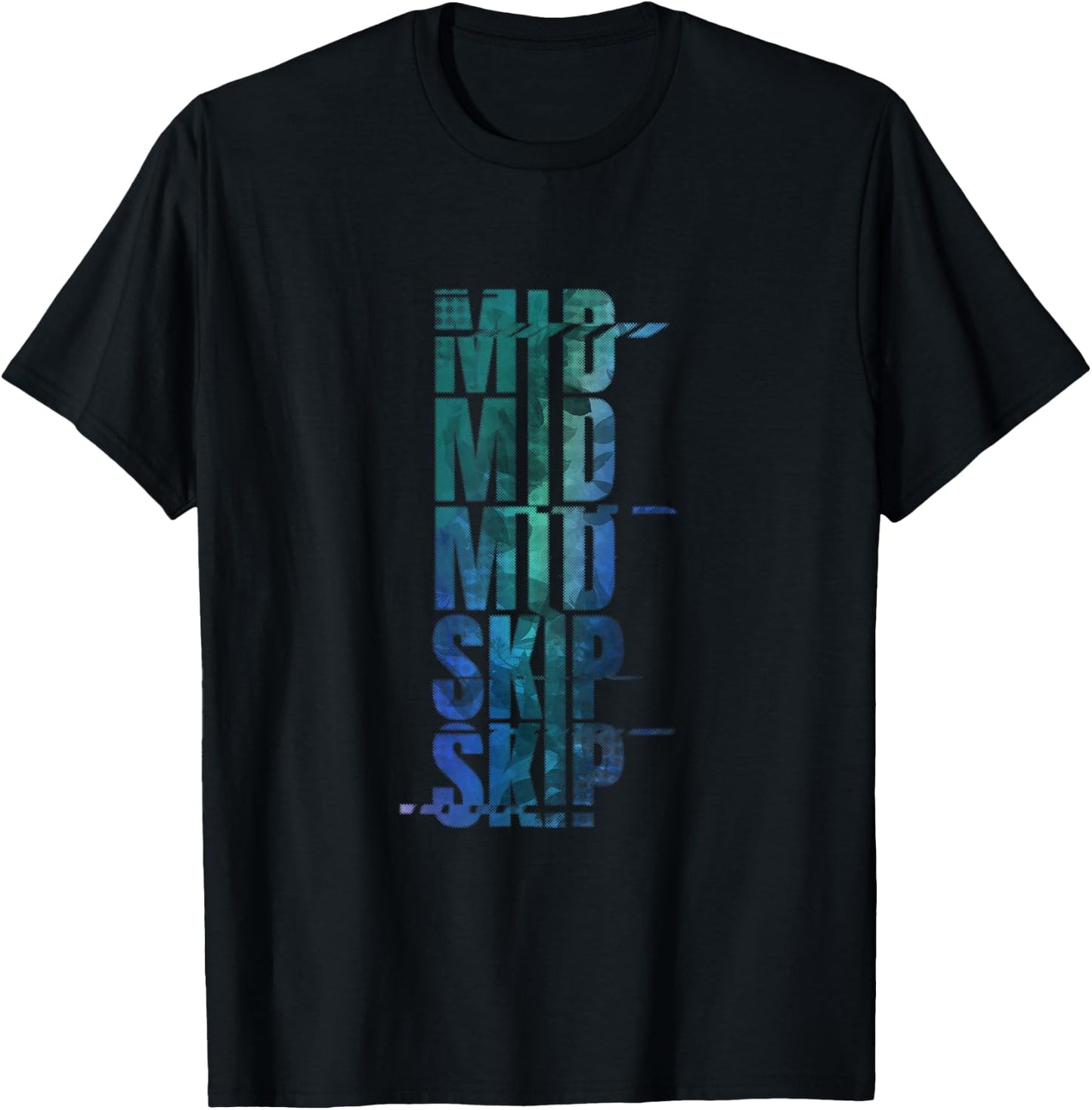 Abstract Typography Retro Modern Streetwear T-Shirt - T-Shirt | Black