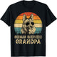 Vintage German Shepherd Grandpa Dog Lovers Father's Day T-Shirt - T-Shirt | Black