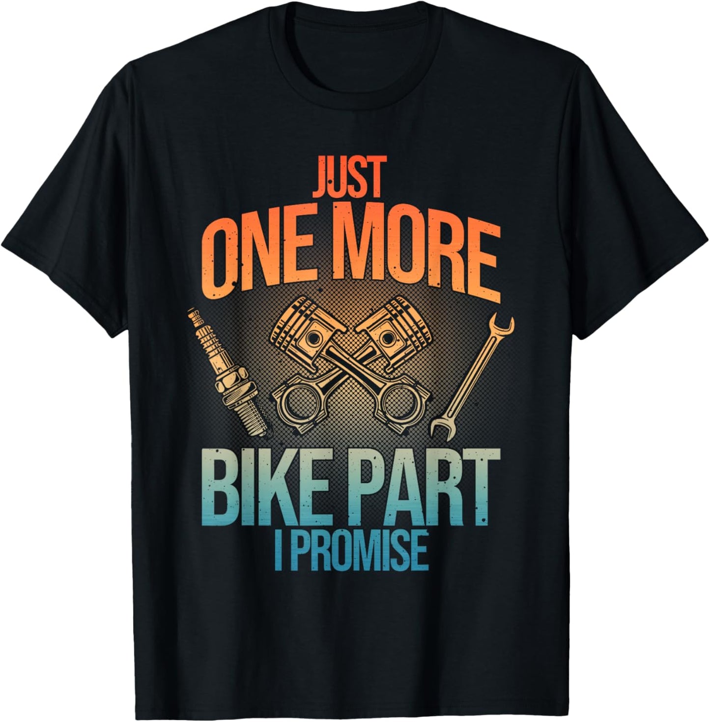 Motorcycle Mechanic Art Dad Motorcycle Lovers Biker T-Shirt - T-Shirt | Black