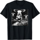 Invasion Funny Thanksgiving Meme Alien Turkey UFO Selfie T-Shirt - T-Shirt | Black