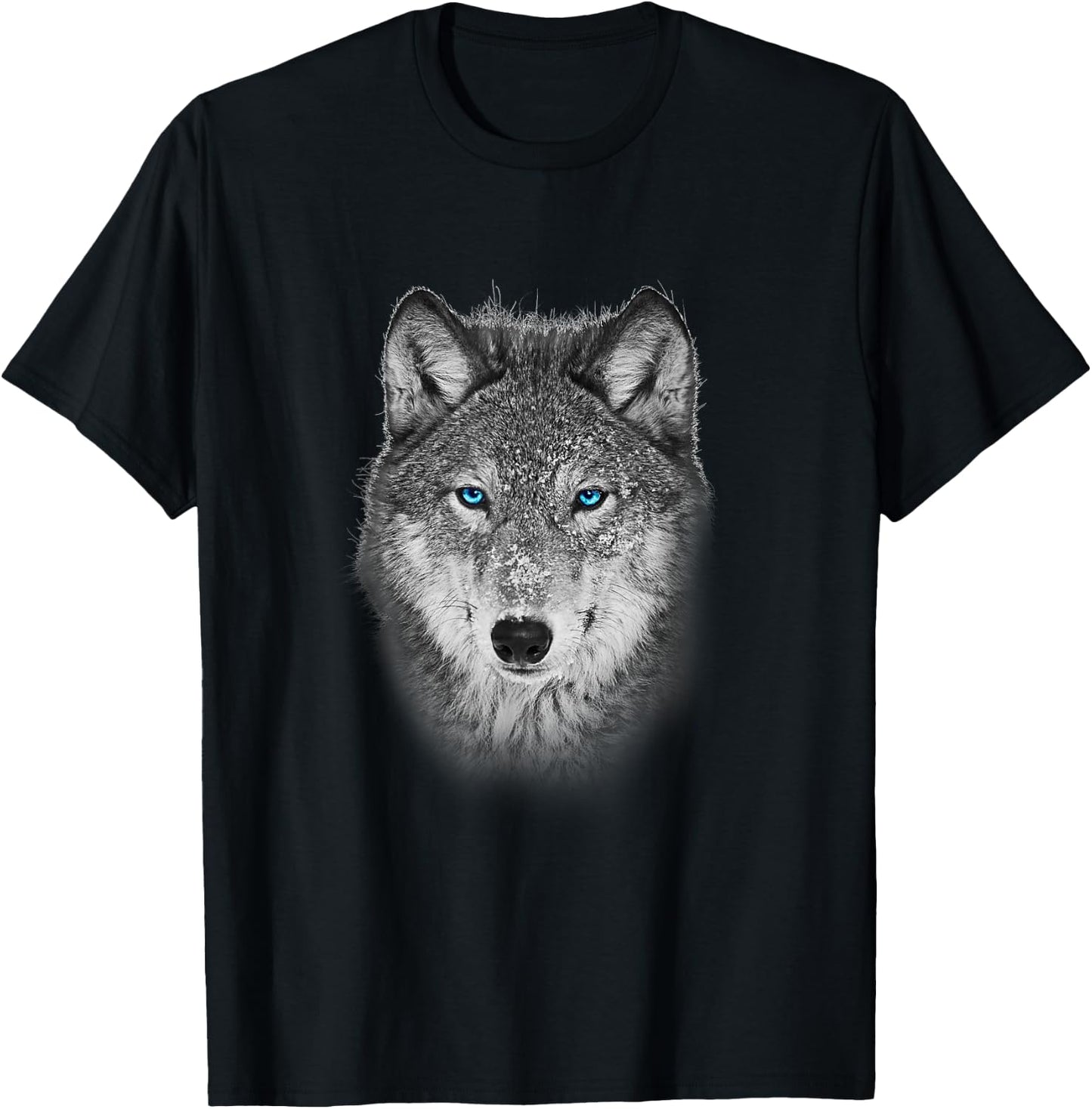 The Leader Of the Wolf Pack With The Dark Sea Blue Eyes T-Shirt - T-Shirt | Black