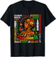 Juneteenth Freedom Black History Afro Woman T-Shirt - T-Shirt | Black