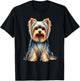 Yorkshire Terrier Terriers Yorkie T-Shirt - T-Shirt | Black