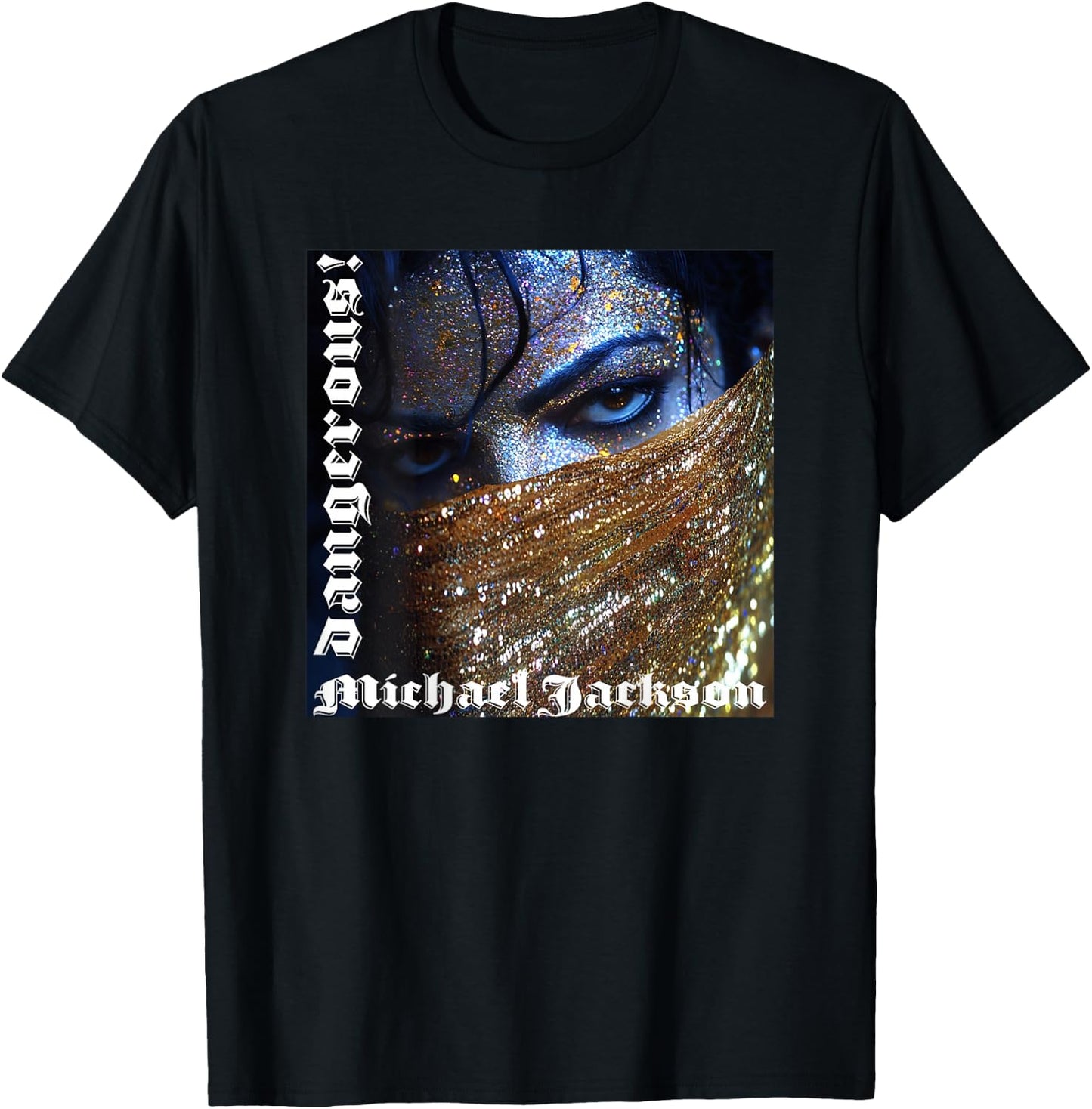 Michael Jackson 068 Back Printed T-Shirt - T-Shirt | Black