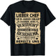 Dienstjubiläum & Firmenjubiläum Chef 35 Jähriges Jubiläum T-Shirt - T-Shirt | Black
