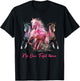 Horse With Breast Cancer Awareness T-Shirt - T-Shirt | Black