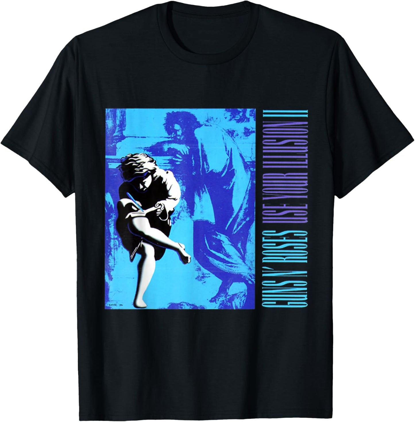 Official Guns N' Roses Use Your Illusion II , black T-Shirt - T-Shirt | Black