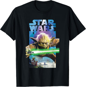 Star Wars Master Yoda Poster T-Shirt - T-Shirt | Black