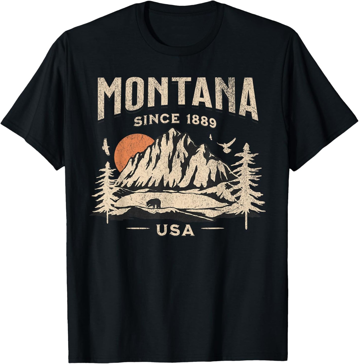Montana T-Shirt - T-Shirt | Black