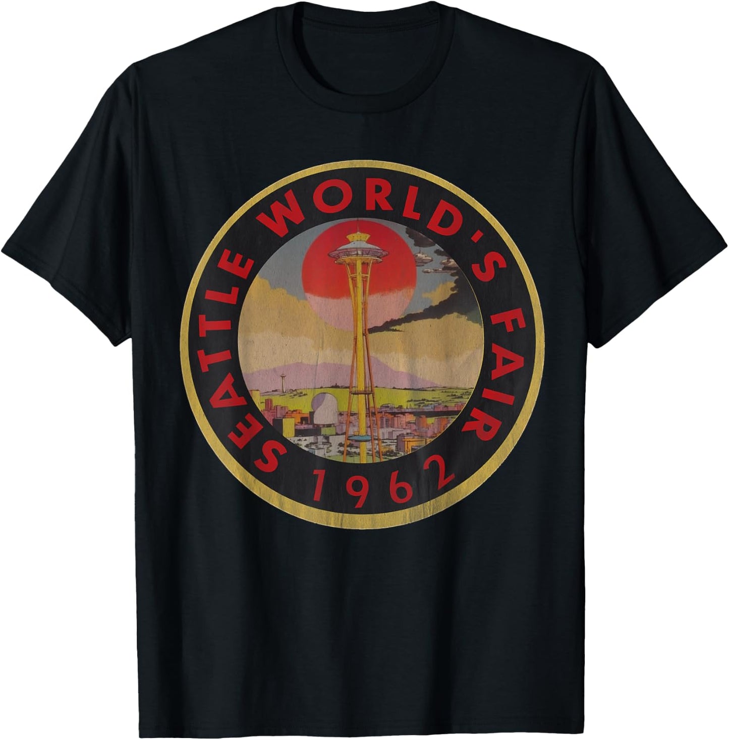 Seattle World's Fair Washington T-Shirt - T-Shirt | Black