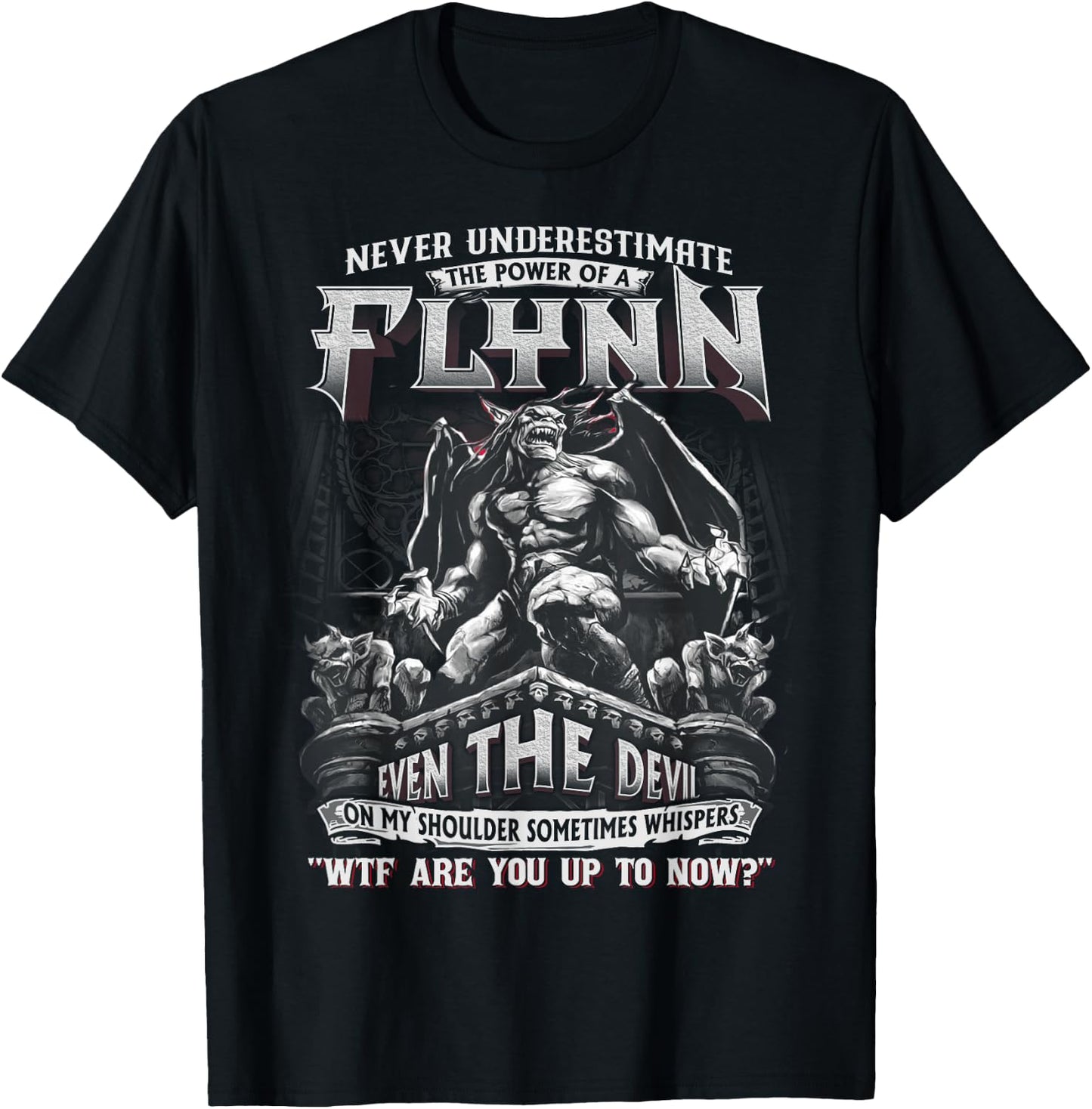 Flynn - Never Underestimate The Power Of A Flynn T-Shirt - T-Shirt | Black