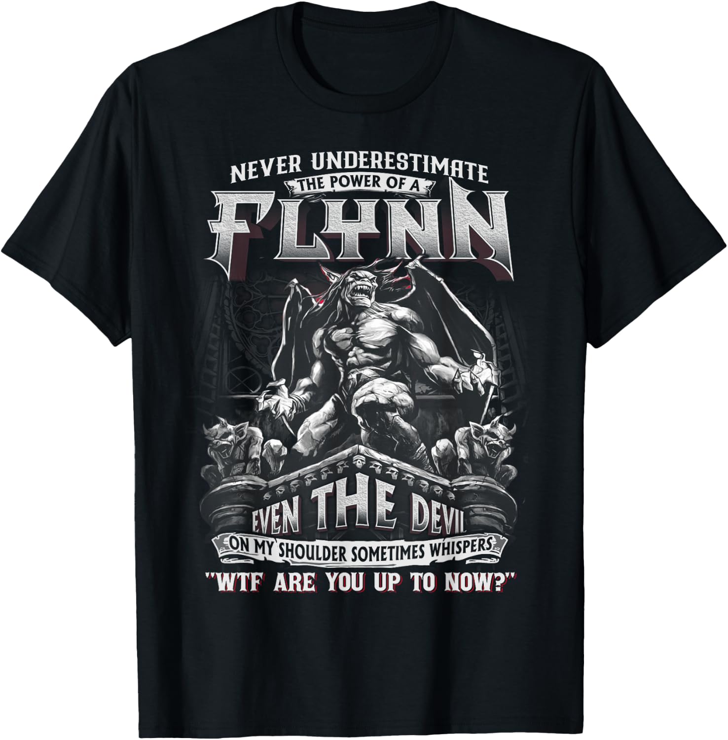 Flynn - Never Underestimate The Power Of A Flynn T-Shirt - T-Shirt | Black