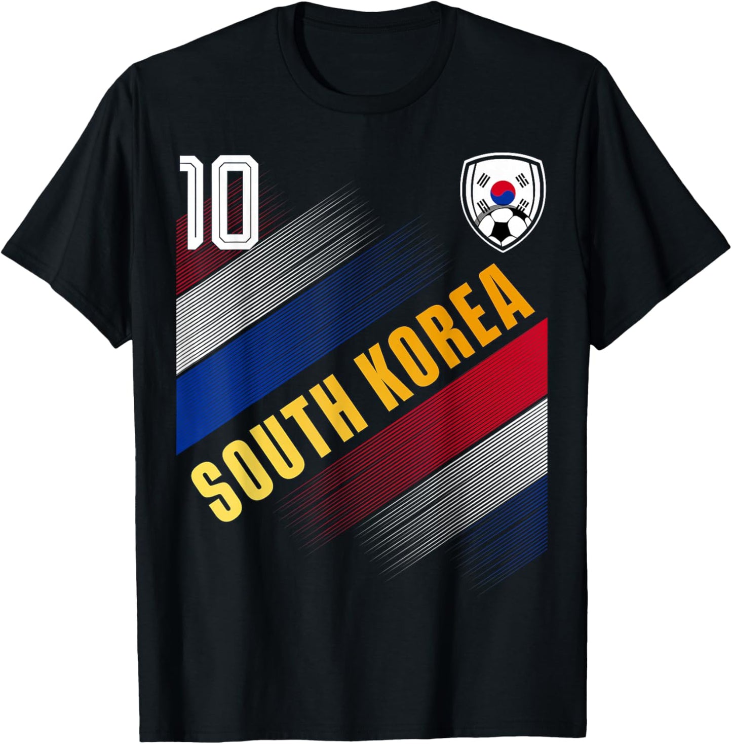 South Korea Flag South Korean Pride Lovers T-Shirt - T-Shirt | Black