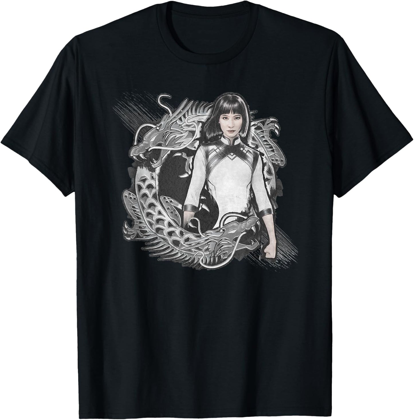 Marvel Shang-Chi Xialing Dragon Black T-Shirt - T-Shirt | Black