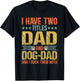 Dog Lover Dad Funny Puppy Father Quote Fathers Day Saying T-Shirt - T-Shirt | Black