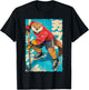 Manga amusant - Joueur de hockey sur glace - Art japonais - Loutre - Pour enfants T-Shirt - T-Shirt | Black