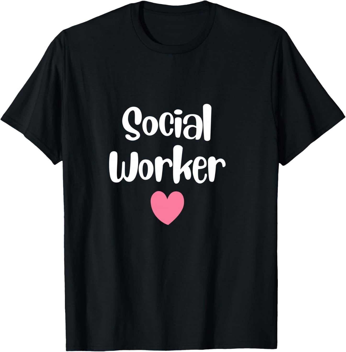 Social Worker Men Women Retro Social Worker T-Shirt - T-Shirt | Black
