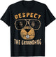 Vintage Retro Respect the Groundhog Holiday | & T-Shirt - T-Shirt | Black