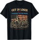 Vintage 4th of July Get in Loser We're Crossing the Delaware T-Shirt - T-Shirt | Black