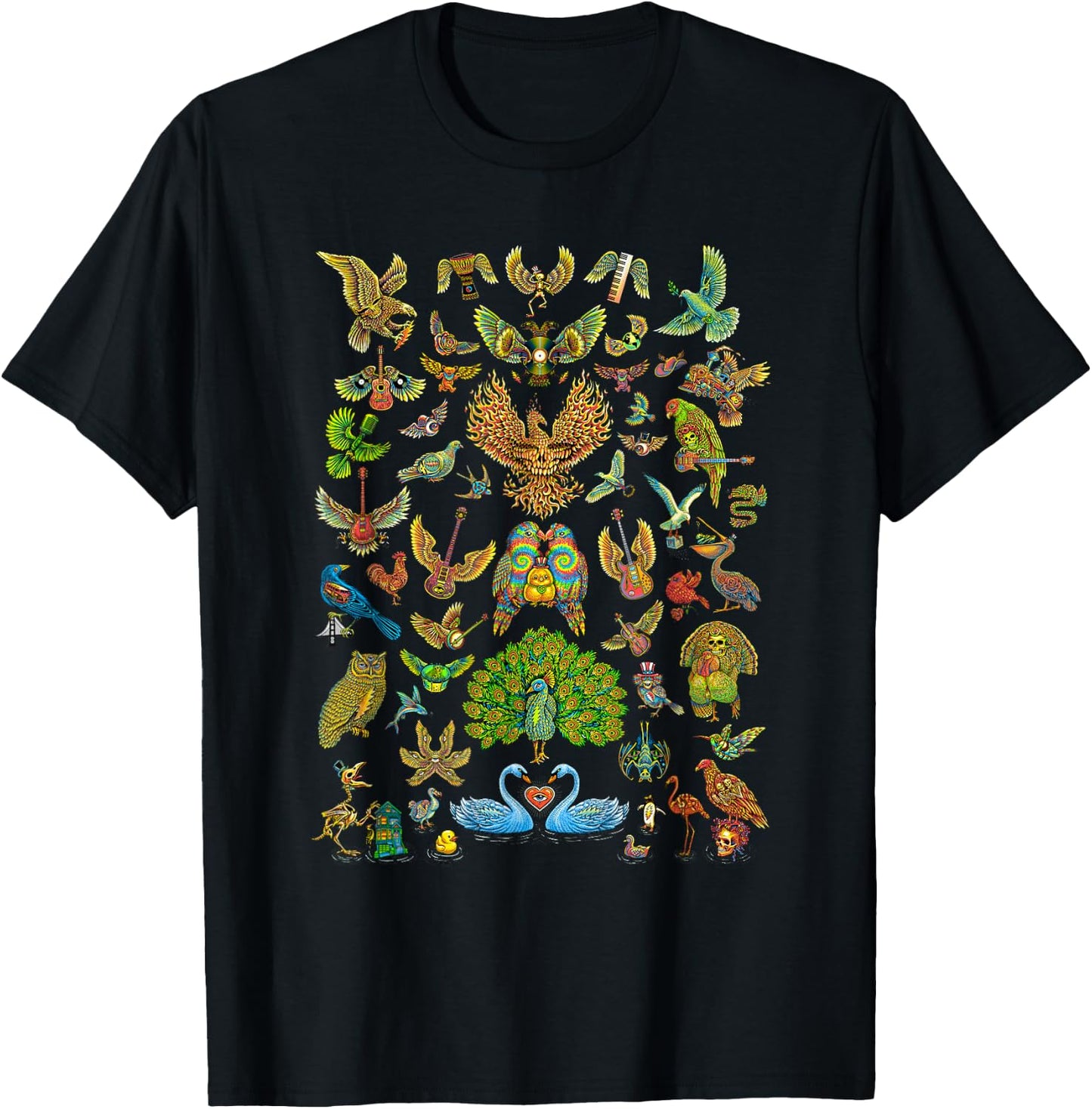 Dead Birds - by Emek Artman T-Shirt - T-Shirt | Black