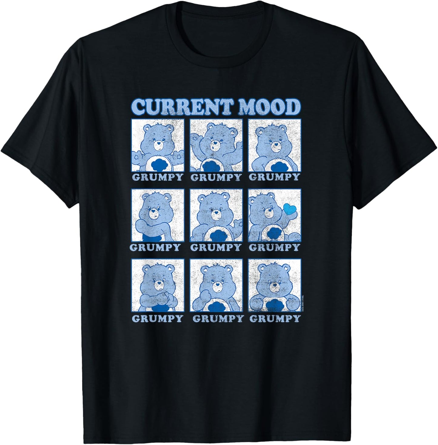 Care Bears Grumpy Bear Current Mood Emotions Box Up T-Shirt - T-Shirt | Black
