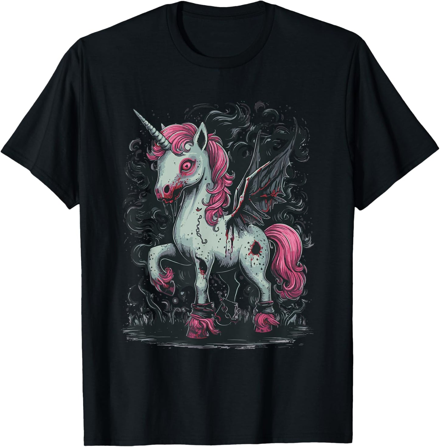 Unicorn Zombie T-Shirt - T-Shirt | Black