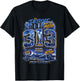 Detroit 313 Hustle Hometown Urban T-Shirt - T-Shirt | Black