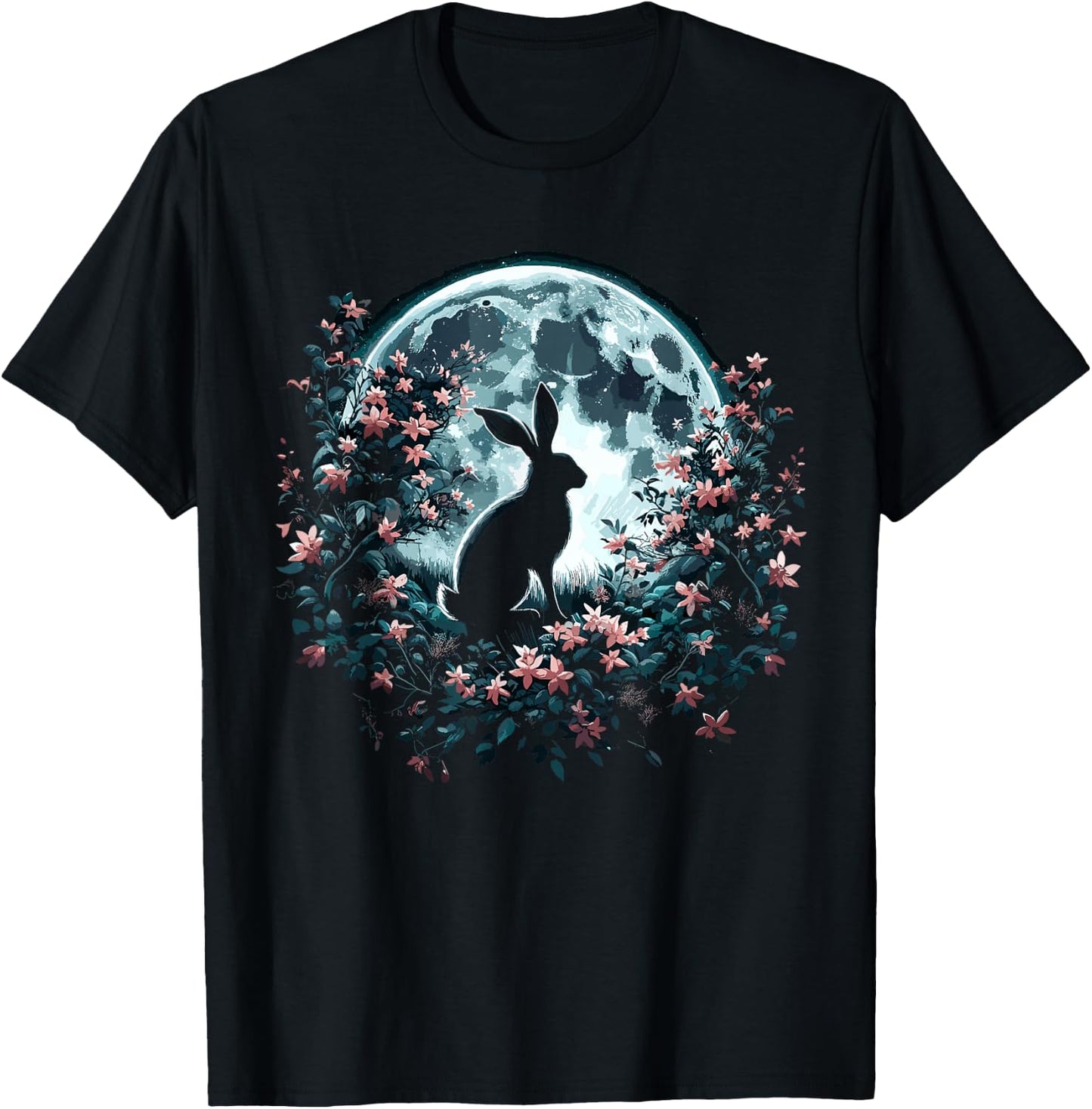 Easter Ostara Eostre Pagan Witchcraft Spring Moon T-Shirt - T-Shirt | Black