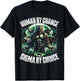 Human By Chance Alpha By Choice Wolf Male Werwolf Meme Men T-Shirt - T-Shirt | Black