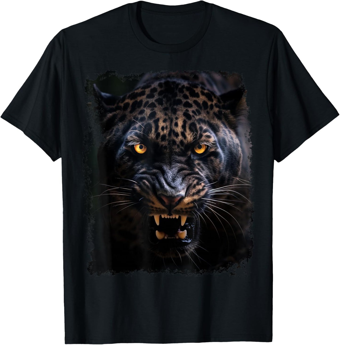Pop Art Panther Black T-Shirt - T-Shirt | Black