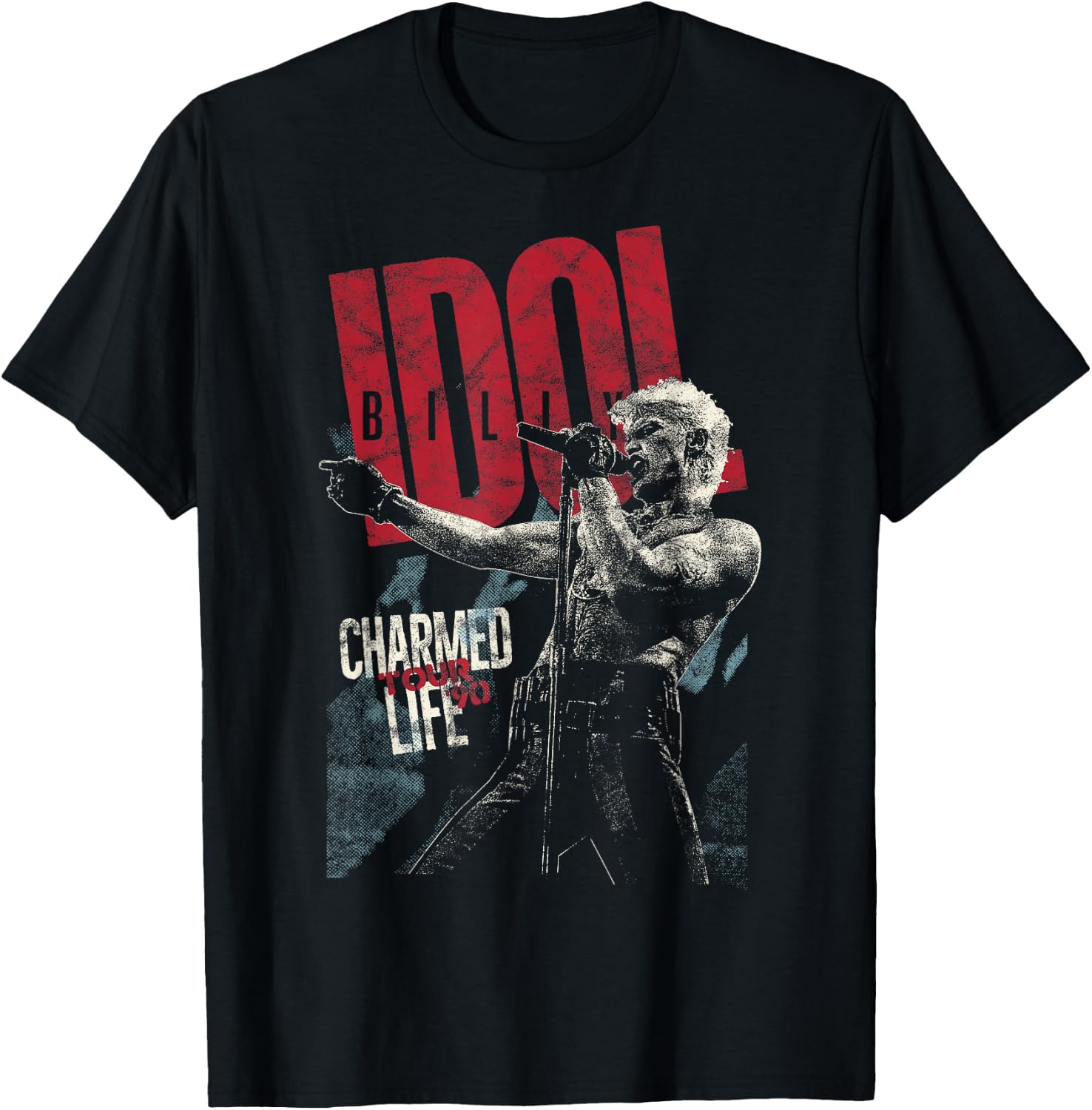 Billy Idol - Charming Life , black T-Shirt - T-Shirt | Black