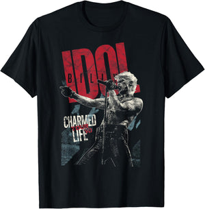 Billy Idol - Charming Life , black T-Shirt - T-Shirt | Black
