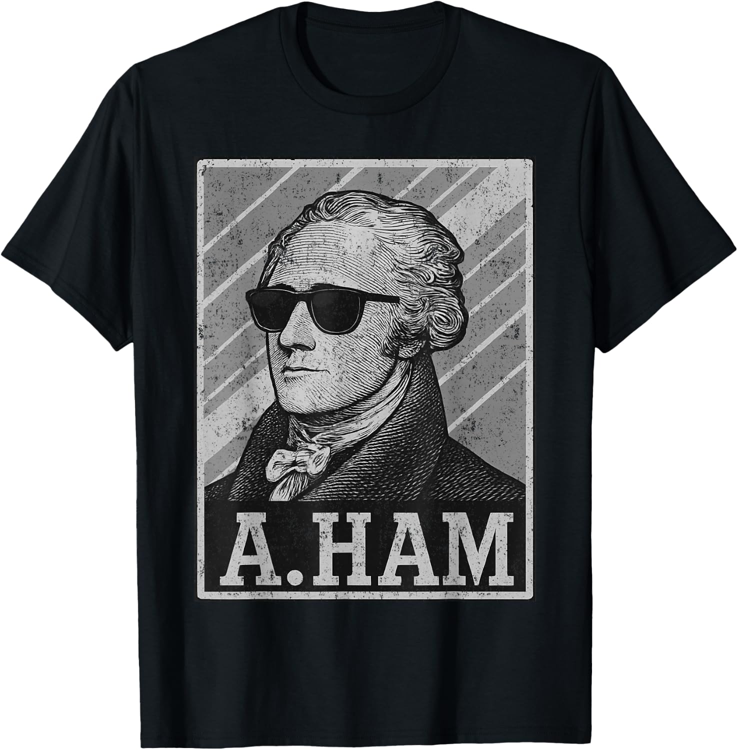 Retro Alexander Hamilton Funny Saying Men Women Kids T-Shirt - T-Shirt | Black