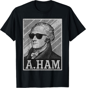 Retro Alexander Hamilton Funny Saying Men Women Kids T-Shirt - T-Shirt | Black