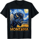 Bison Montana T-Shirt - T-Shirt | Black