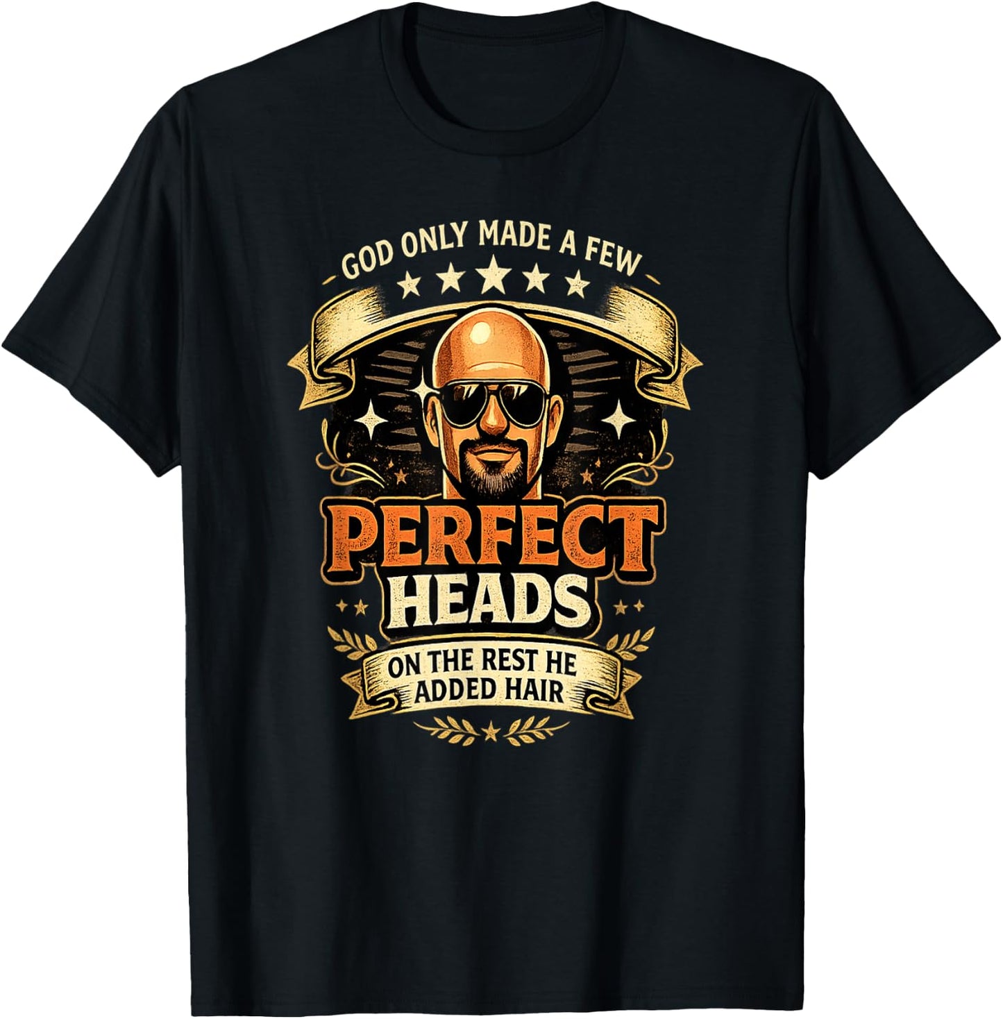 Just Another Bald Guy Funny Men Humor T-Shirt - T-Shirt | Black