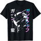 Futuristic Techwear Japanese Cyberpunk Harajuku Anime Manga , black T-Shirt - T-Shirt | Black