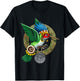 Aztec God Huitzilopochtli Hummingbird Mayan Colibri Bird T-Shirt - T-Shirt | Black