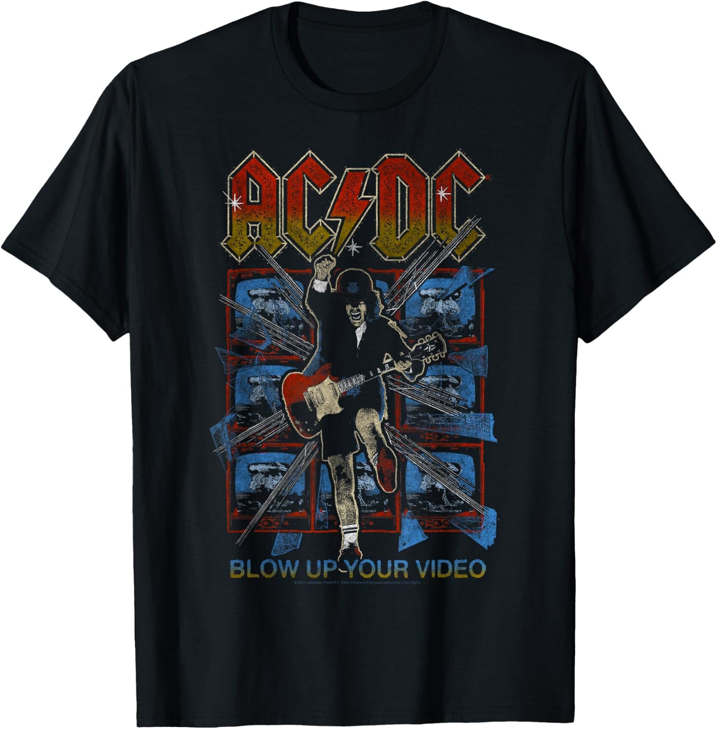 Offizielles AC/DC Rock Band Blow Up Your Video Musik Album T-Shirt - T-Shirt | Black