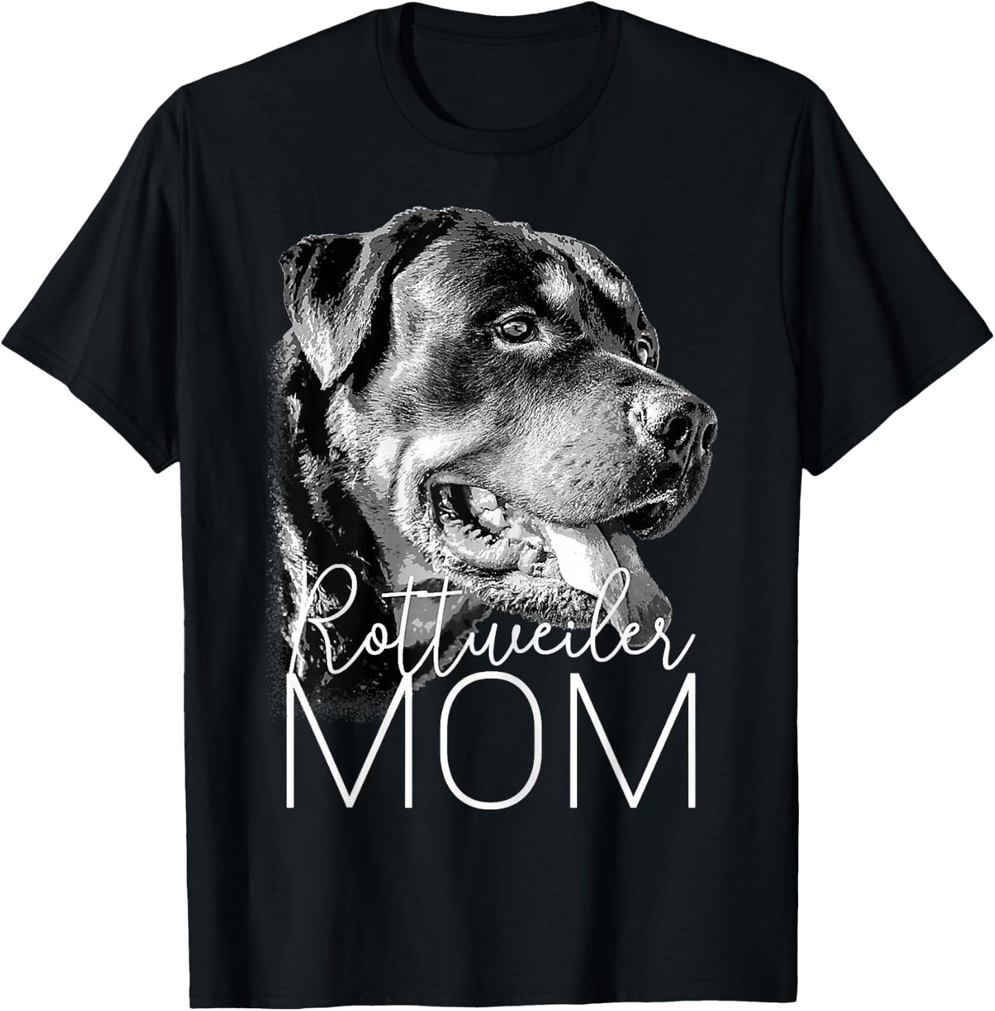 Rottweiler Mom - Dog mother's day gift T-Shirt - T-Shirt | Black