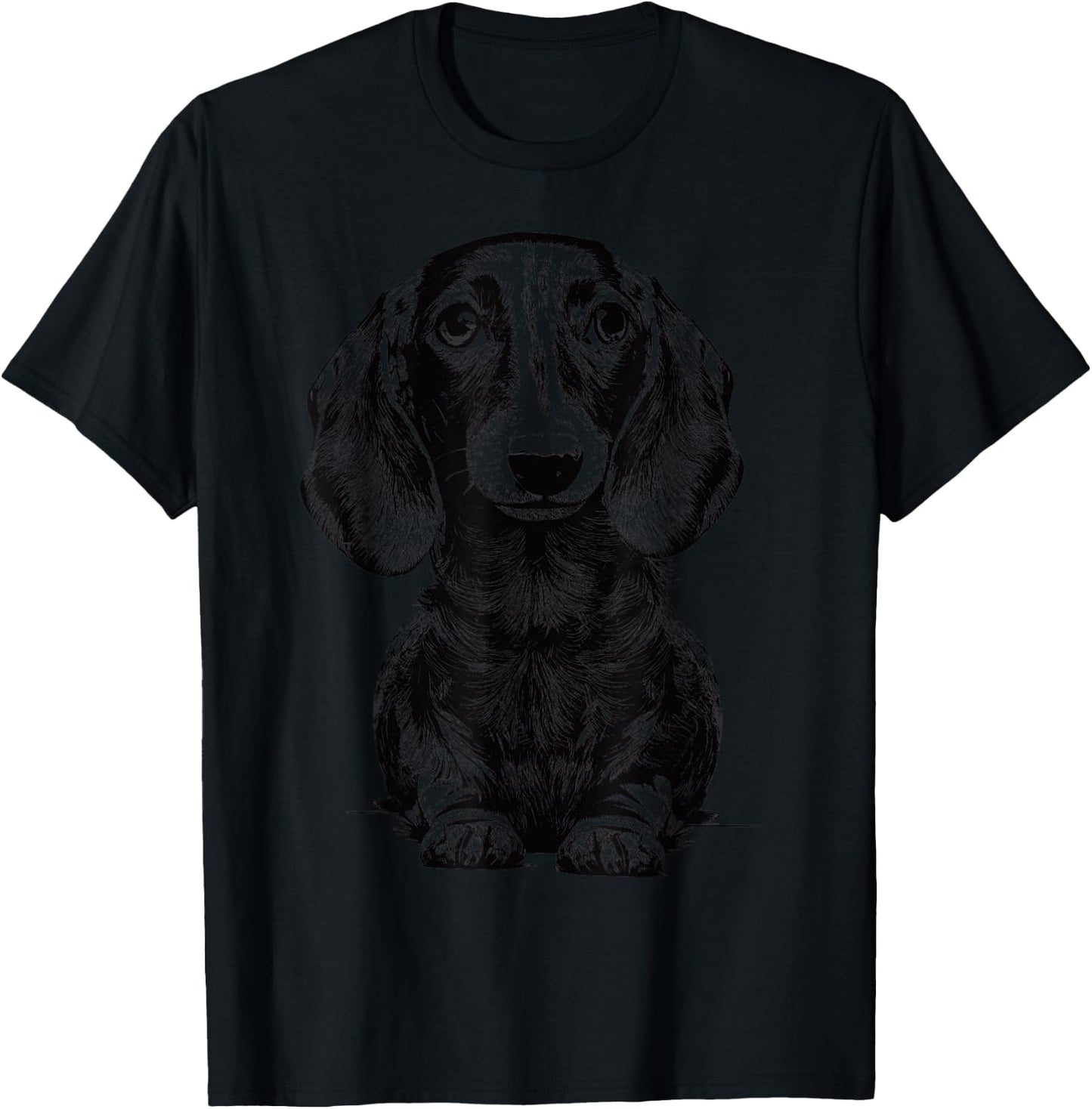 Dachshund, Wiener Dog Puppy, Doxie Mom T-Shirt - T-Shirt | Black