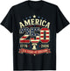 America 250 Patriotic Freedom Liberty Bell 1776 2026 T-Shirt - T-Shirt | Black