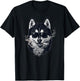 Lustiger Hund mit Aufschrift "Best Husky Dad Ever" für Männer und Jungen T-Shirt - T-Shirt | Black
