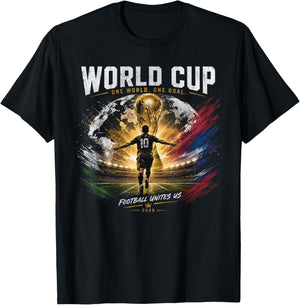 Fußball - WM World Cup 2026 T-Shirt - T-Shirt | Black