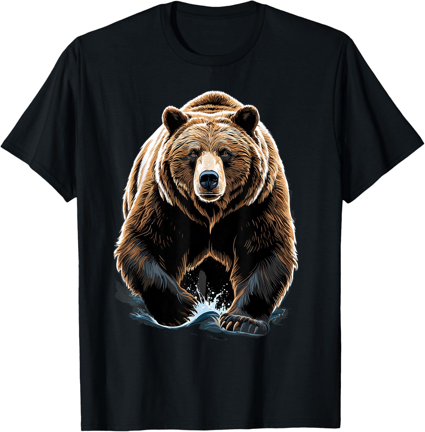 Grizzly Bär T-Shirt - T-Shirt | Black