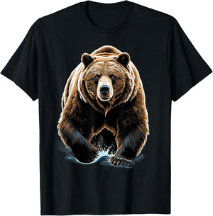 Grizzly Bär T-Shirt - T-Shirt | Black