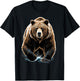 Grizzly Bär T-Shirt - T-Shirt | Black