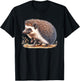 Hedgehog , Black, S T-Shirt - T-Shirt | Black
