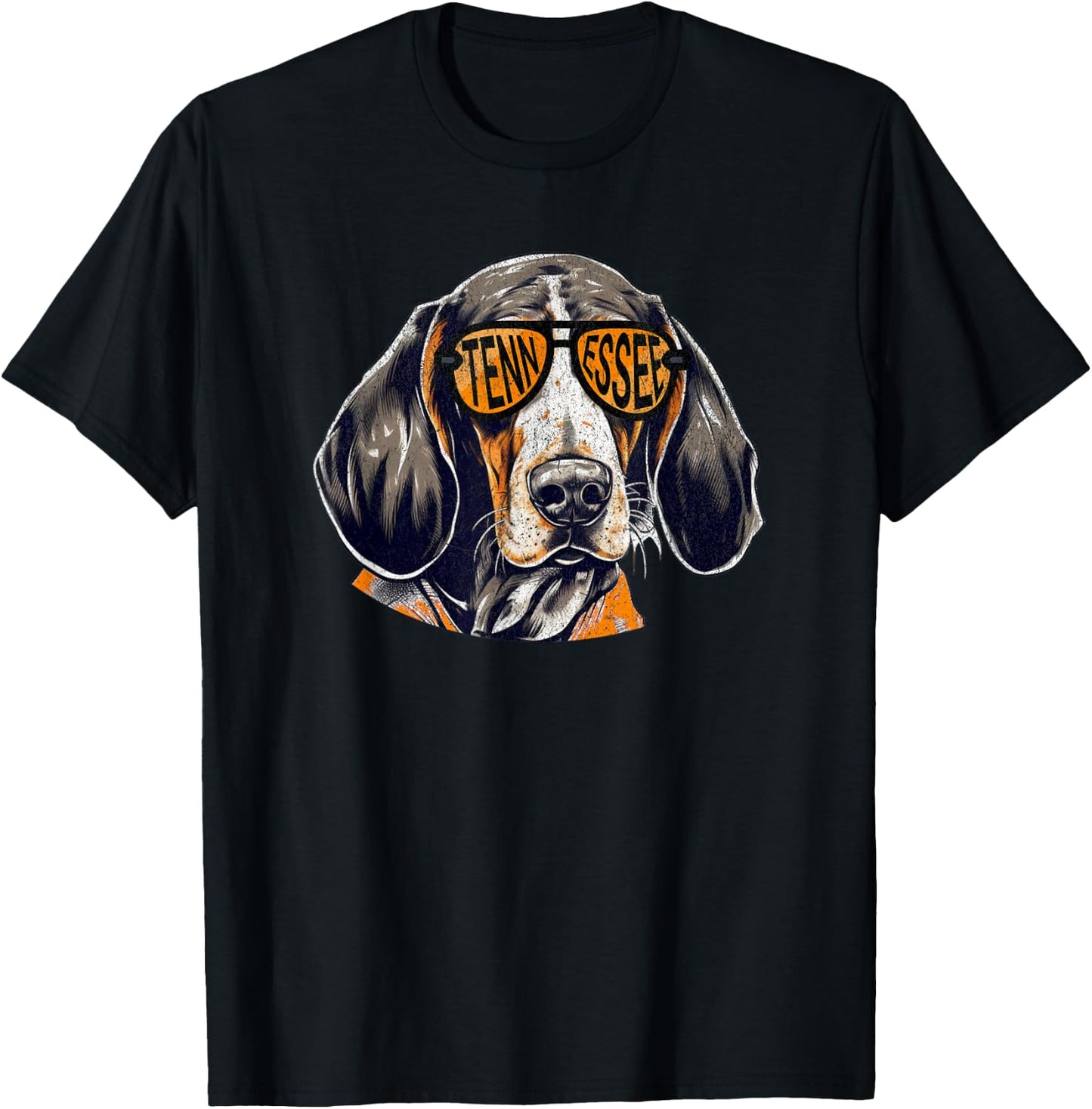 Tennessee Dog Sport Lovers | Tennessee Coonhound Fan T-Shirt - T-Shirt | Black