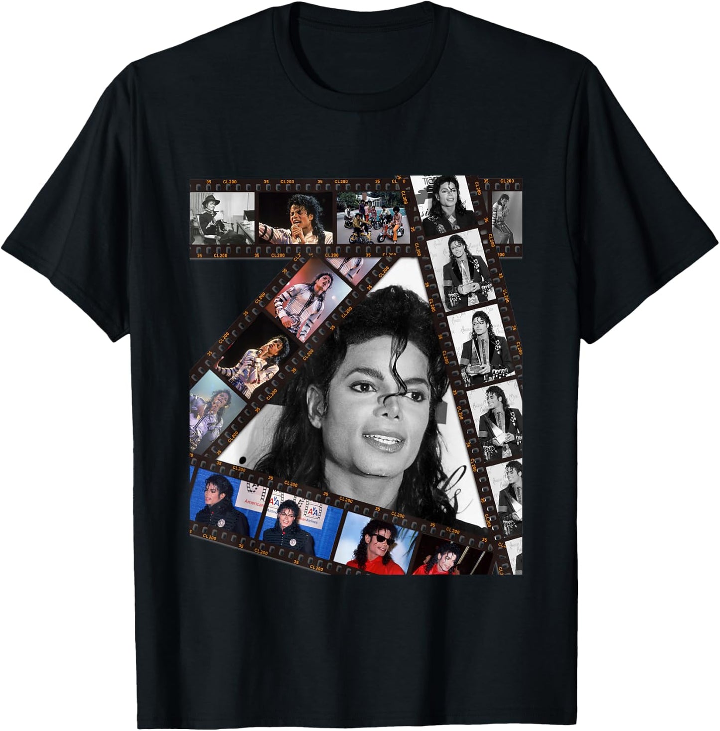 MJ-002 , black T-Shirt - T-Shirt | Black